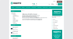 Desktop Screenshot of addprochannel.se